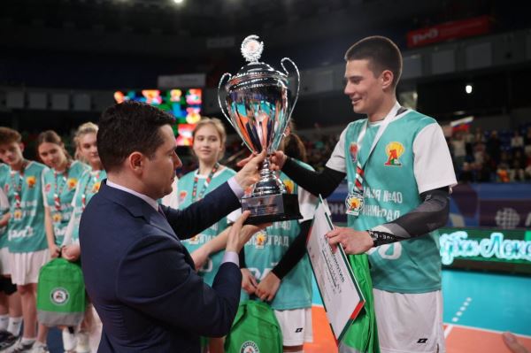 В Калининграде, во Дворце спорта «Янтарный» прошел Суперфинал «Кубка «Локо», посвященный 100-летию отечественного волейбола